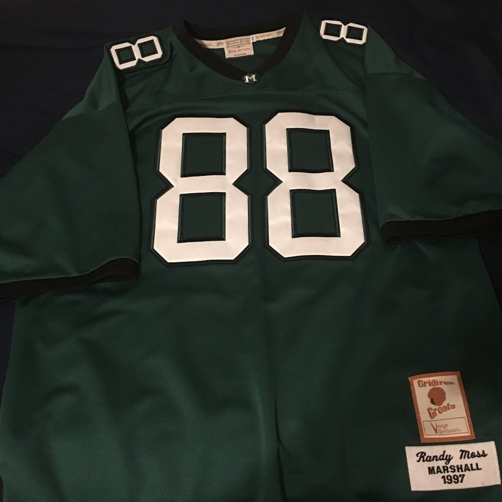 Randy Moss Gridiron Greats Marshall University  Jersey
